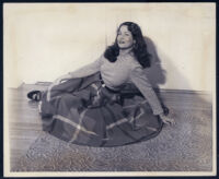Ethel (Sissle) Gordon posing, Los Angeles, 1950s
