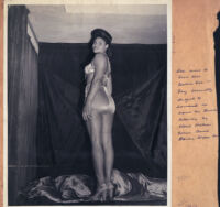 Unidentified woman posing, Los Angeles, 1940s