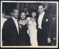 George Cannady(?) and Virgil Benson with two unidentified women, Los Angeles, 1940s