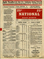 National daily sports, April 9, 1951
