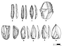 Typical Late Palaeolithic Tools and Core