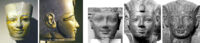 Osiride Hatshepsut in Comparison with Thutmose I, Thutmose II, and Thutmose III