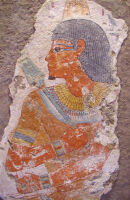 Nebamun Wearing Sheer Garment and Scented Cone