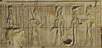 The Royal Couple in Front of the Divine-Family Triad of Edfu