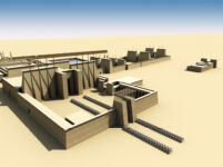 3D Visualization of Columned “Bubastite Court”