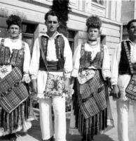 Photos of pre-war Bosnians, man and women
