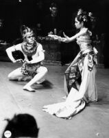 Male and female dancer perform in the Ramayana