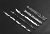 Five flutes from different parts of the world