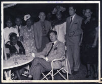 Louise Beavers with unidentified people, 1940s