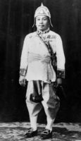Photograph of a man dressed in military uniform