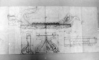 Sketch of a kulingtang frame by Dionisio Orellana