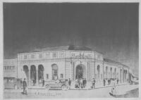 Marchetti's Restaurant, Los Angeles, photograph of rendering for re-model