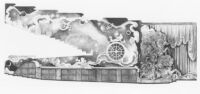 Mexico Theatre 1945, photograph of watercolor section, auditorium