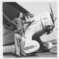S. Charles Lee, Lee with airplane