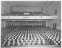 State Theatre, Stockton, balcony and auditorium before remodel