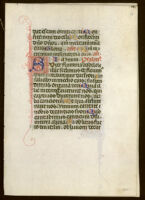 Rouse MS 13. BREVIARY, fragment.