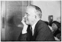 Dr. A.M. Wilkinson, vice crusader, testifies before the Los Angeles County Grand Jury.  September 8, 1937.