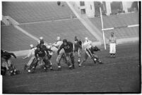 Loyola Lions face Santa Clara Broncos at the Coliseum, Los Angeles, 1937