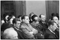 Spectators at the murder trial of Paul A. Wright, Los Angeles, 1938