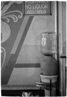 Water cooler in a casino, Los Angeles, 1937