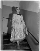 Prima ballerina Mia Slavenska in costume for the ballet "Ghost Town," Los Angeles, 1940