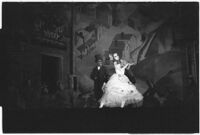 Ballerina dances in the Ballet Russe de Monte Carlo performance of "Ghost Town," Los Angeles, 1940