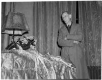 Samuel Karnes, Sr. at the funeral of his granddaughter, Los Angeles, 1940