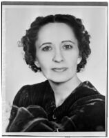 Lois Cantrell Thorpe, board member of the Women's International Association of Aeronautics, Los Angeles, circa 1940