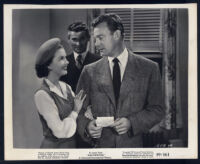 Gale Storm, Jeff Chandler, and Dennis O'Keefe in Abandoned