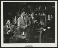 Robert Cummings, Wendell Corey, Sam Jaffe, and Loretta Young in The Accused