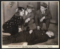 Jean Parker, Peter Cookson, Tim Ryan, and Byron Foulger in Adventures of Kitty O'Day