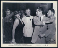 Valerie Bettis, Rita Hayworth, Alexander Scourby, Glenn Ford, and Gregg Martell in Affair in Trinidad