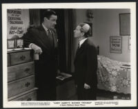 Herbert Marshall and Mickey Rooney in Andy Hardy's Blonde Trouble