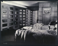Set photograph of the bedroom from Behave Yourself