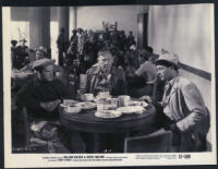Stanley Clements, Basil Ruysdael, and William Holden in Boots Malone