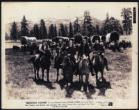 Tyrone Power, John Carradine and other cast members in Brigham Young--Frontiersman