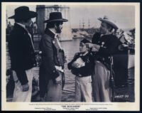 Ted de Corsia, Edgar Hinton, Jerry Hartleben, and Charles Boyer in The Buccaneer
