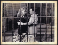 Evelyn Ankers and Milburn Stone in Captive Wild Woman