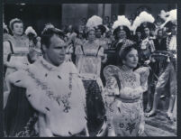 Marlon Brando, Jean Simmons, and other cast members in Desiree