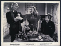 Ian Keith, Rita Corday, and Jimmy Crane in Dick Tracy Vs. Cueball.