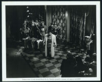 Ronald Colman with dramatic ensemble in A Double Life