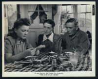 Anne Baxter, Ruth Nelson and Ray Collins in The Eve of St. Mark