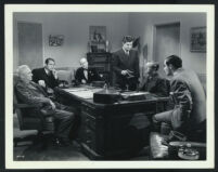 Samuel S. Hinds, Victor McLaglen, William Frawley, Tom Brown, Noble "Kid" Chissell and Marc Lawrence in Ex-Champ