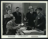 Jean Brooks, John Abbott, Tom Conway, Emory Parnell and Frank Jenks in The Falcon in Hollywood