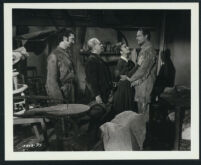 James Griffith, Wallace Ford, Felicia Farr, and Joel McCrea in The First Texan