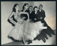 Dorothy Lamour, Gil Lamb, Jack Chapin and cast members in The Fleet's In
