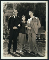 Baseball pitchers Bill McAfee and Malcom Moss with actress Thelma Todd from Follow Thru