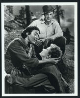 Katina Paxinou, Gary Cooper and Ingrid Bergman in For Whom The Bell Tolls.