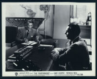Gary Cooper and Raymond Massey in The Fountainhead