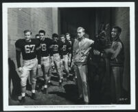 Leonard Nimoy, Bill Fletcher, Francis the Talking Mule, Tom Irish and cast members in Francis Goes to West Point